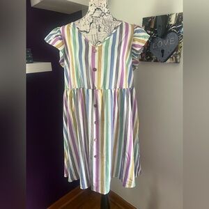 Emery Rose Short Sleeve Striped Dress NWT